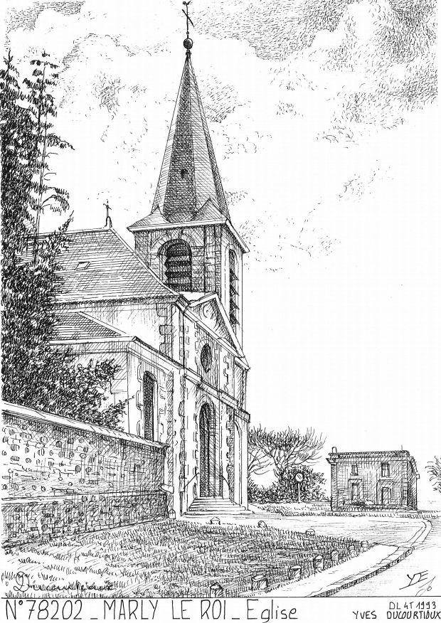 N 78202 - MARLY LE ROI - église